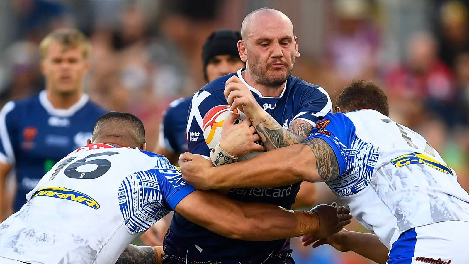 What are the teams for Italy v Scotland men at the Rugby League World Cup?