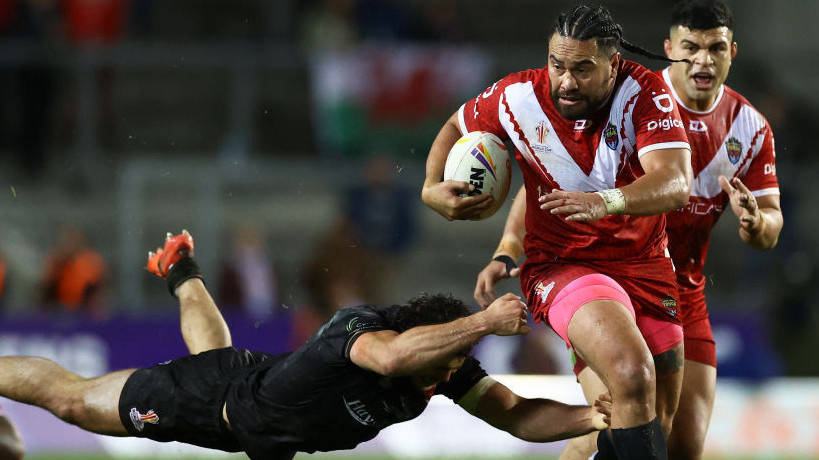 Tonga 32-6 Wales: Match in Pictures